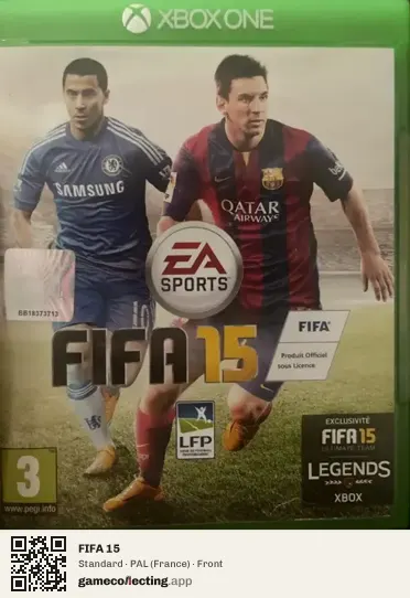 FIFA 15 Xbox One, France box front