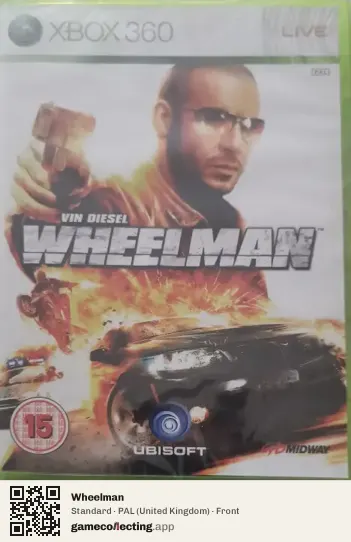 Wheelman Xbox 360, United Kingdom box front