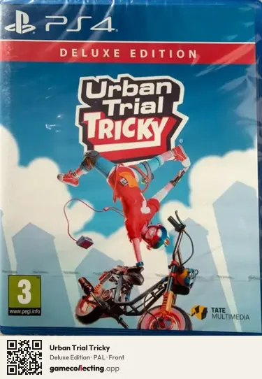 Urban Trial Tricky PlayStation 4, PAL box front
