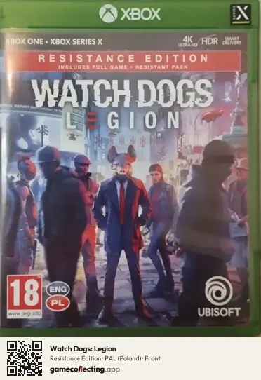 Watch Dogs: Legion Xbox One, Poland box front