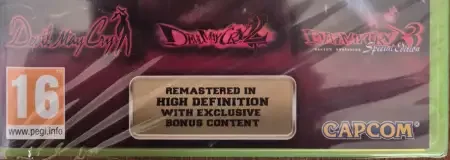 Devil May Cry HD Collection, the PEGI square on its front