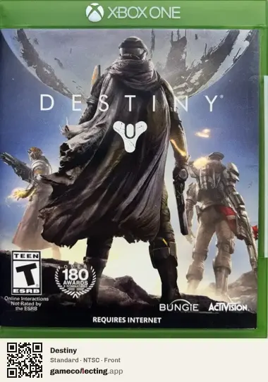 Destiny Xbox One, NTSC box front
