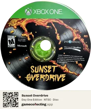 Sunset Overdrive Xbox One, NTSC disc