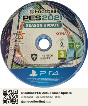 eFootball PES 2021 Season Update PlayStation 4, PAL disc