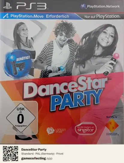 DanceStar Party PlayStation 3, Germany box front