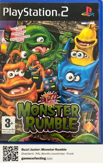 Buzz! Junior: Monster Rumble PlayStation 2, Nordic countries box front