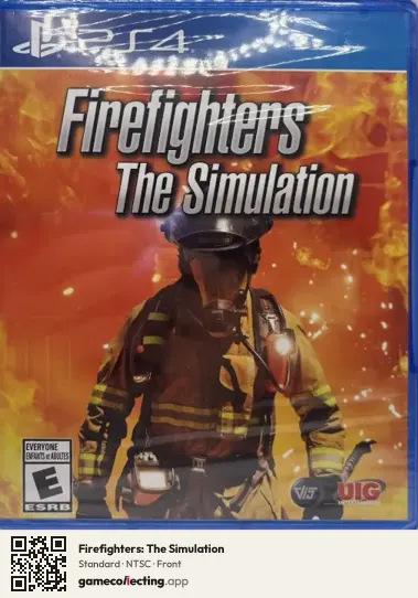 Firefighters: The Simulation PlayStation 4, NTSC box front