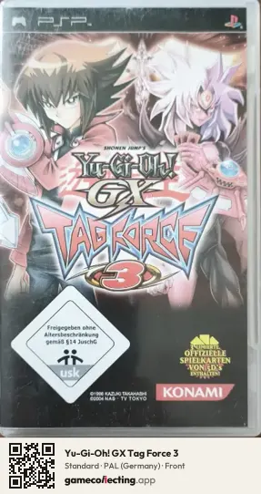 Yu-Gi-Oh! GX Tag Force 3 PlayStation Portable, Germany box front