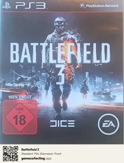 Battlefield 3 PlayStation 3, Germany box front
