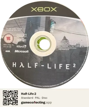 Half-Life 2 Xbox, PAL disc