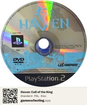 Haven: Call of the King PlayStation 2, PAL disc