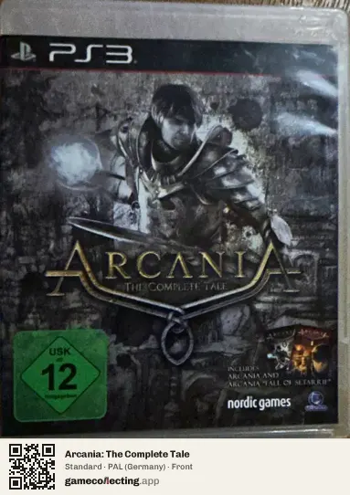 Arcania: The Complete Tale PlayStation 3, Germany box front