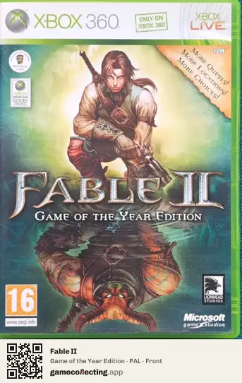 Fable II Xbox 360, PAL box front