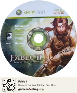 Fable II Xbox 360, PAL disc