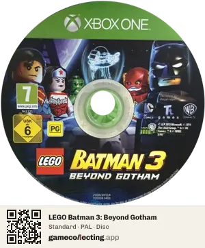 LEGO Batman 3: Beyond Gotham Xbox One, PAL disc