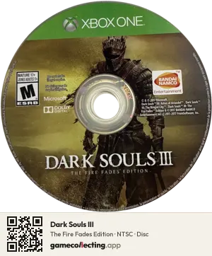 Dark Souls III Xbox One, NTSC disc