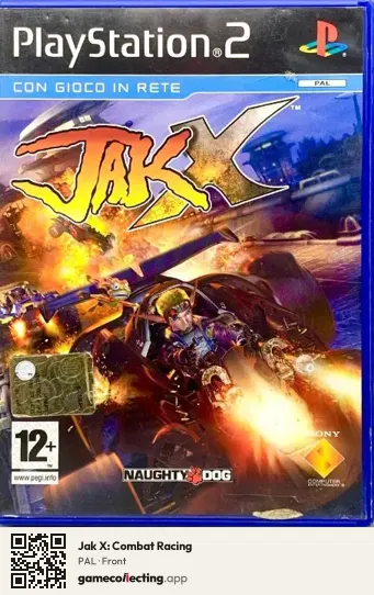 Jak X: Combat Racing PlayStation 2, PAL box front