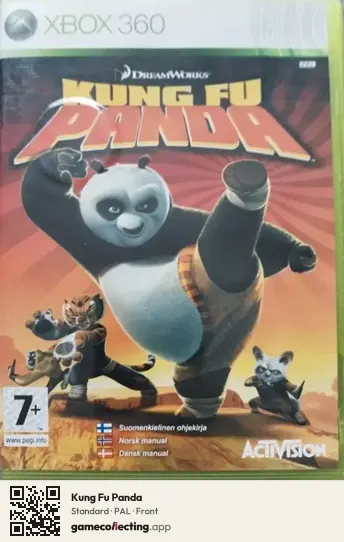 Kung Fu Panda Xbox 360, PAL box front
