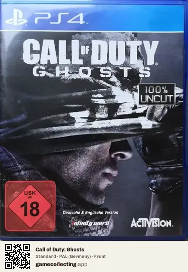 Call of Duty: Ghosts PlayStation 4, Germany box front