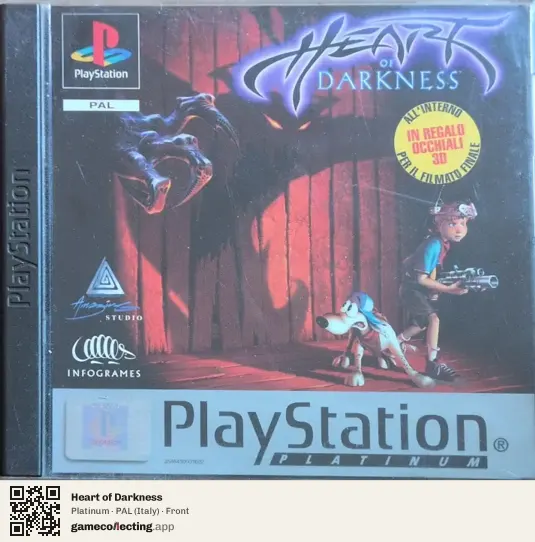 Heart of Darkness PlayStation, Italy box front