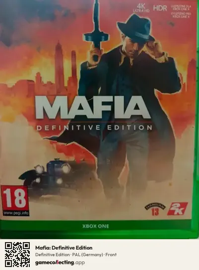Mafia: Definitive Edition Xbox One, Germany box front