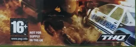 Stuntman: Ignition, the PEGI square on its front