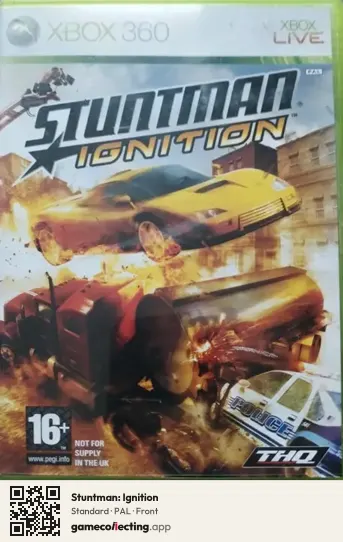 Stuntman: Ignition Xbox 360, PAL box front