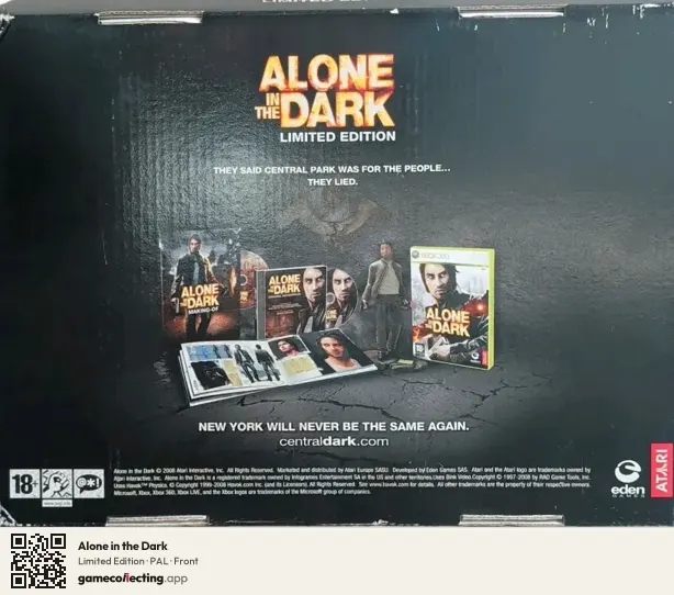 Alone in the Dark Xbox 360, PAL box front