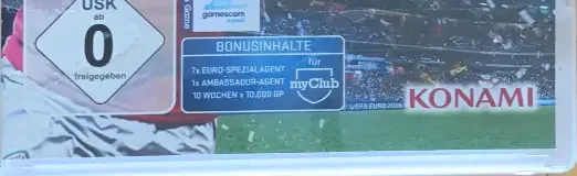 Pro Evolution Soccer 2016: UEFA Euro 2016, the USK square on its front