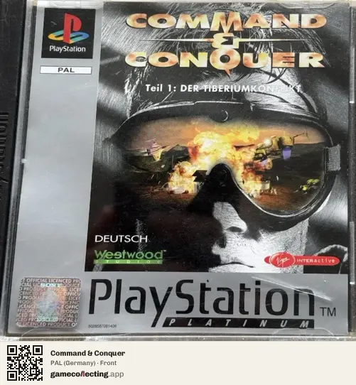 Command & Conquer PlayStation, Germany box front