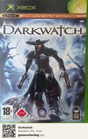 Darkwatch Xbox, PAL box front