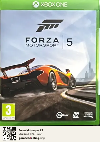 Forza Motorsport 5 Xbox One, PAL box front