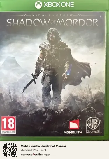 Middle-earth: Shadow of Mordor Xbox One, PAL box front
