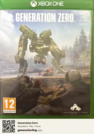 Generation Zero Xbox One, PAL box front