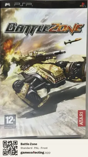 Battle Zone PlayStation Portable, PAL box front