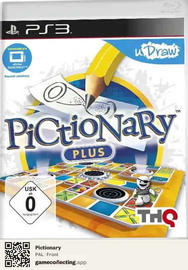 Pictionary PlayStation 3, PAL box front