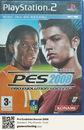 Pro Evolution Soccer 2008 PlayStation 2, France box front