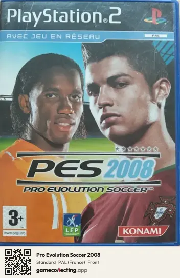 Pro Evolution Soccer 2008 PlayStation 2, France box front