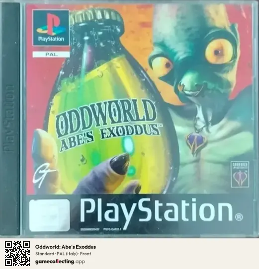 Oddworld: Abe's Exoddus PlayStation, Italy box front