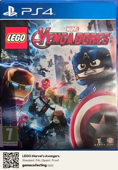LEGO Marvel's Avengers PlayStation 4, Spain box front