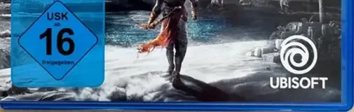 Assassin's Creed Origins, the USK square on its front