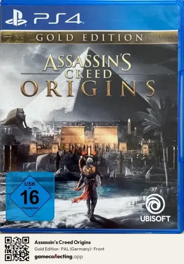 Assassin's Creed Origins PlayStation 4, Germany box front