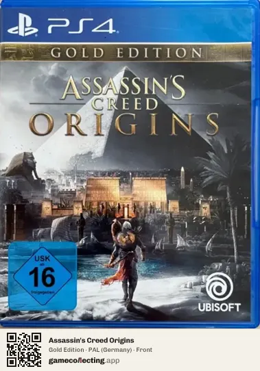 Assassin's Creed Origins PlayStation 4, Germany box front