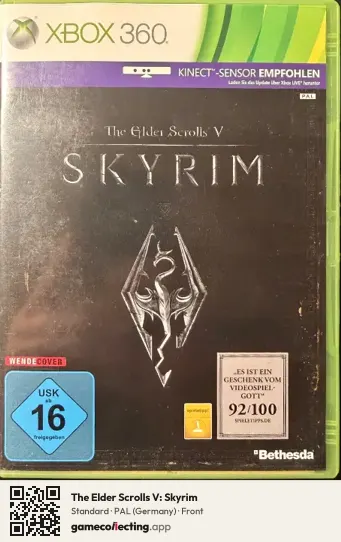 The Elder Scrolls V: Skyrim Xbox 360, Germany box front