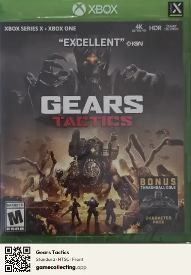 Gears Tactics Xbox Series X, NTSC box front