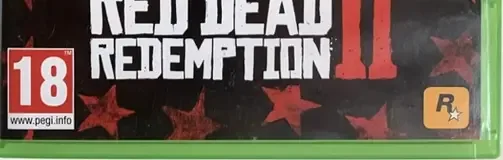 Red Dead Redemption 2, the PEGI square on its front