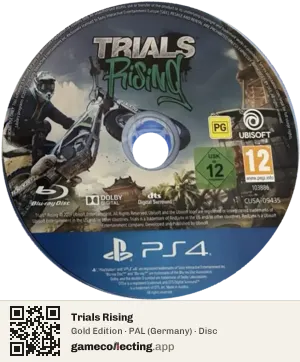 Trials Rising PlayStation 4, PAL disc