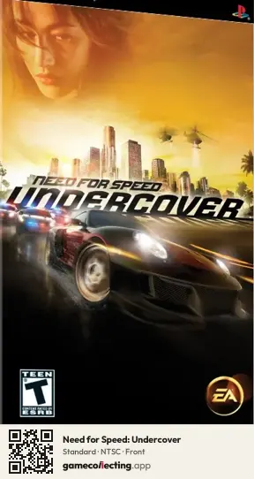 Need for Speed: Undercover PlayStation Portable, NTSC box front