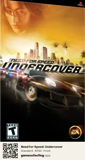 Need for Speed: Undercover PlayStation Portable, NTSC box front