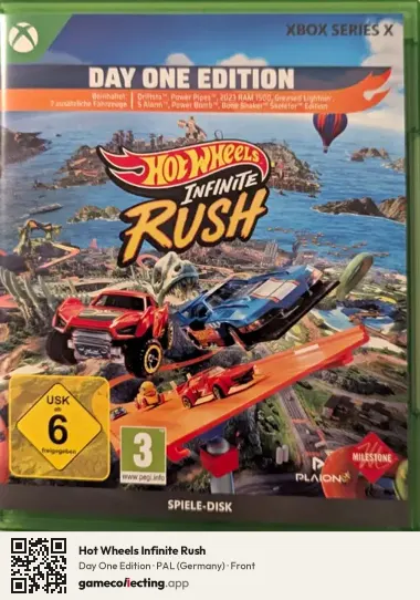 Hot Wheels Infinite Rush Xbox Series X, Germany box front